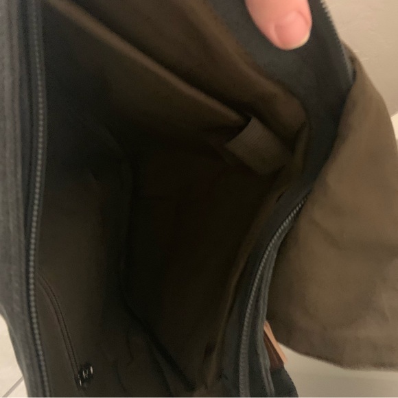 Dasein Large vintage canvas messenger bag NWT - Picture 4 of 4